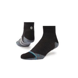 Stance Uncommon Solids Wool Qtr Socks - Charcoal - Large