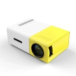 YG-300 Lcd MINI Portable LED Projector Support 1080P 400 - 600 Lumens 320 X 240 Pixels Home Cinema