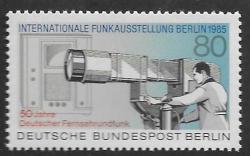 Germany - Berlin Mnh 1985 Television Camera Um