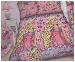 Barbie Girl Dreams Single Duvet Cover Pillow Case Set Reviews