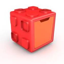 Chillafish Box Store Play Connect - Red orange