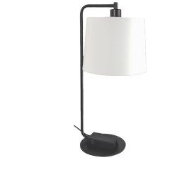 Bright Star Lighting Table Lamp With White Shade TL662