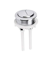Kixnor Dual Push Flushing Toilet Water Tank Buttons Rods Toilet Replaced Flush Button 114MM Silver