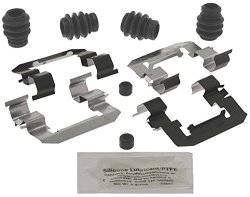 Acdelco 18K2010X Professional Front Disc Brake Caliper Hardware Kit With Clips Seals Bushings And Lubricant