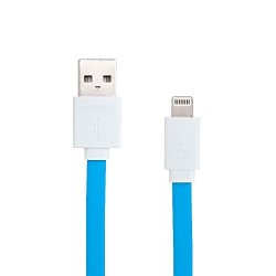 Weefox Ihave Flat Cable Apple Mfi Certified Lightning To USB Blue