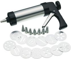 Deluxe Icing Gun And Biscuit Press - 22 Attachments