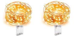 Copper Wire Battery Operated Fairy Light 5M Decorative Light 2PIECES