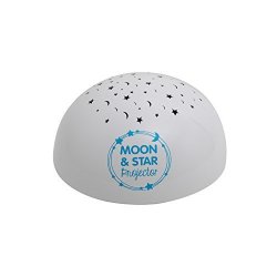 Thumbsup UK Mnstproj Moon And Star Projector One Size White