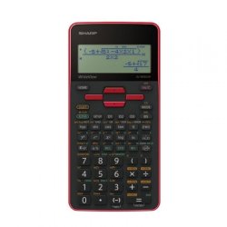 Sharp EL-W535SA-BRD Scientific Calculator 422 Functions - Red