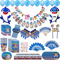 Empire Party Supply Blue Baby Shark Party Supplies First 1ST