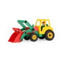 Toy Tractor And Shovel With Toy Figure Aktive Multi-colours 36CM