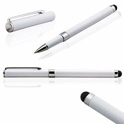 Pro Motorola Moto G 2ND Gen. Custom High Sensitivity Touch Stylus + Writing Pen With Ink 3 Pack-silver