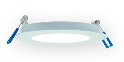Lotus LED 6" 12W Round Super Thin Recessed Downlight White 3000K 700LM Sku: LY6RCS-30K-WH