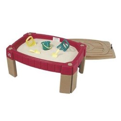 Elevated Sandbox With Moulded Lid And Accessories