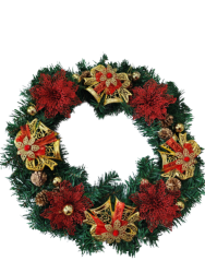 Christmas Wreath With Artificial Grass 50CM