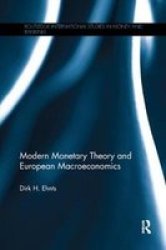 Modern Monetary Theory And European Macroeconomics Paperback