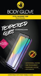 Body Glove Tempered Glass Screenguard Huawei Y6P-BLACK Border