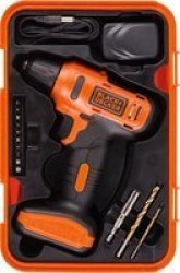 Black & Decker LD12SP 12V Li Cordless Drill Driver 13pcs Kit