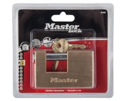 Master Lock Brass Insurance Lock - 85MM