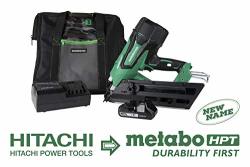 Metabo Hpt 18V Multivolt Cordless Framing Nailer Kit Accepts 2-INCH Up To 3-1 2-INCH Clipped & Offset Round Paper Strip Nails 30 Degree Magazine NR1890DCS