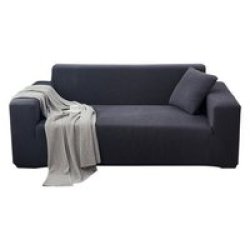 Stretch Couch Cover Grey 190-230CM