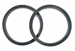 Blendin Replacement Gasket Compatible With Nutribullet Rx 1700W NB-302 Blenders Blade And Stay Fresh Lids 2 Pack
