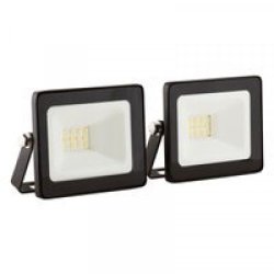 Eurolux 10W LED Floodlight Twin Pack