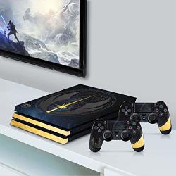 Controller Gear Authentic And Officially Licensed Star Wars Jedi: Fallen Order - Jedi Starfield PS4 Pro Console & Controller Skin - Playstation 4