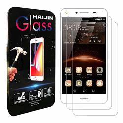 Compatible With Huawei Y5 II Screen Protector Foils 2 Pack 9H Hardness Tempered Glass Film For Huawei Y5II