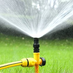 1PC Lawn Sprinkler Garden Sprinkler 360 Degree Rotating Irrigation Sprinklers For Large Area Outdoor Yard Lawns Grass Water Sprinkler