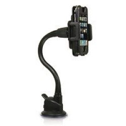 MACALLY - Adjustable Suction Mount Holder For Iphone. Smartphone.