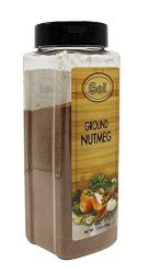 Gel Spice Ground Nutmeg 12.5 Oz Club Size Aromatic And Gourmet Kosher