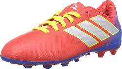 Adidas Performance Boys Kids Nemeziz Messi 18.4 Fxg Soccer Boots - 3 Us Red