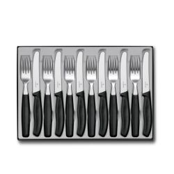 Victorinox Swiss Army Victorinox 12 Piece Cutlery Set Black