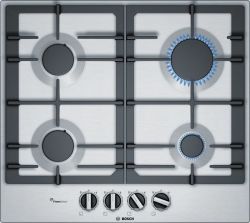 Bosch - 60CM Stainless Steel Gas Hob - Silver