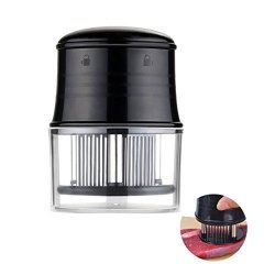 Everflower Professional Needle Meat Tenderizer - 56 Stainless Steel Blades - For Steak Chicken Fish And Pork