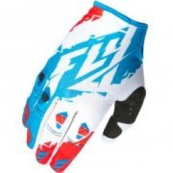 Fly Kinetic Rd wh blu Gloves S