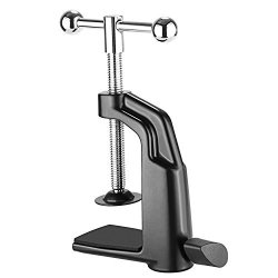 Neewer Metal Table Mounting Clamp For Microphone Suspension Boom Scissor Arm Stand Holder With An Adjustable Positioning Screw Fits Up To 2.2 INCHES 5.6 Centimeters