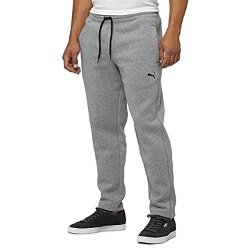 puma men's fleece cargo joggers