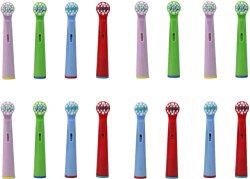 Soniultra 16 Pack Replacement Toothbrush Heads For Oral B EB-10A Childrens Electric Tooth Brush Head Compatible With Models Triumph Professional Care Vitality & Advance Power