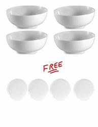 Set Of 4 Everyday White By Fitz And Floyd Coupe 6-INCH Cereal Bowl Buy More Save More With Free