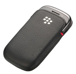 BlackBerry 9320 Premium Leather Pocket - Black