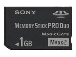 Sony 1 Gb Memory Stick Pro Duo Flash Memory Card MSMT1G