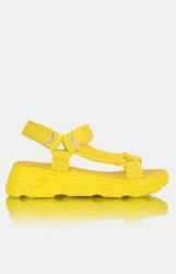 Tomtom Ladies Velcro Strap Sandals - Yellow - Yellow UK 6