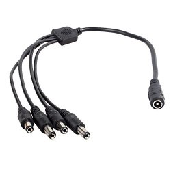 33FT(10m) 2.1x5.5mm DC 12V Power Adapter Extension Cable, Male to