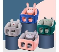 Cartoon Baby Sofa Only Cover Plush Chair Learning To Sit Multifuctional Car Seat