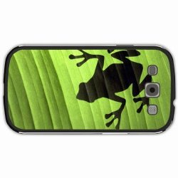 Samsung Galaxy S3 Case Black Back Cover Customized Design Frog