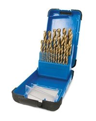 MIBRO 871490 Titanium Coated Extra Life Drill Bit and Super Masonry Drill Bit Set 17 Pieces