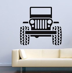 Car Wall Decals 4X4 Jeep Decor Stickers Vinyl MK0730