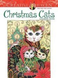 Creative Haven Christmas Cats Coloring Book Paperback